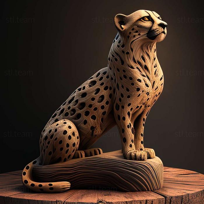 3D model Cheetah (STL)